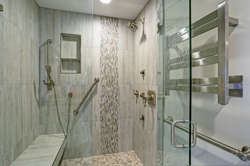 Shower with LED Lighting Features